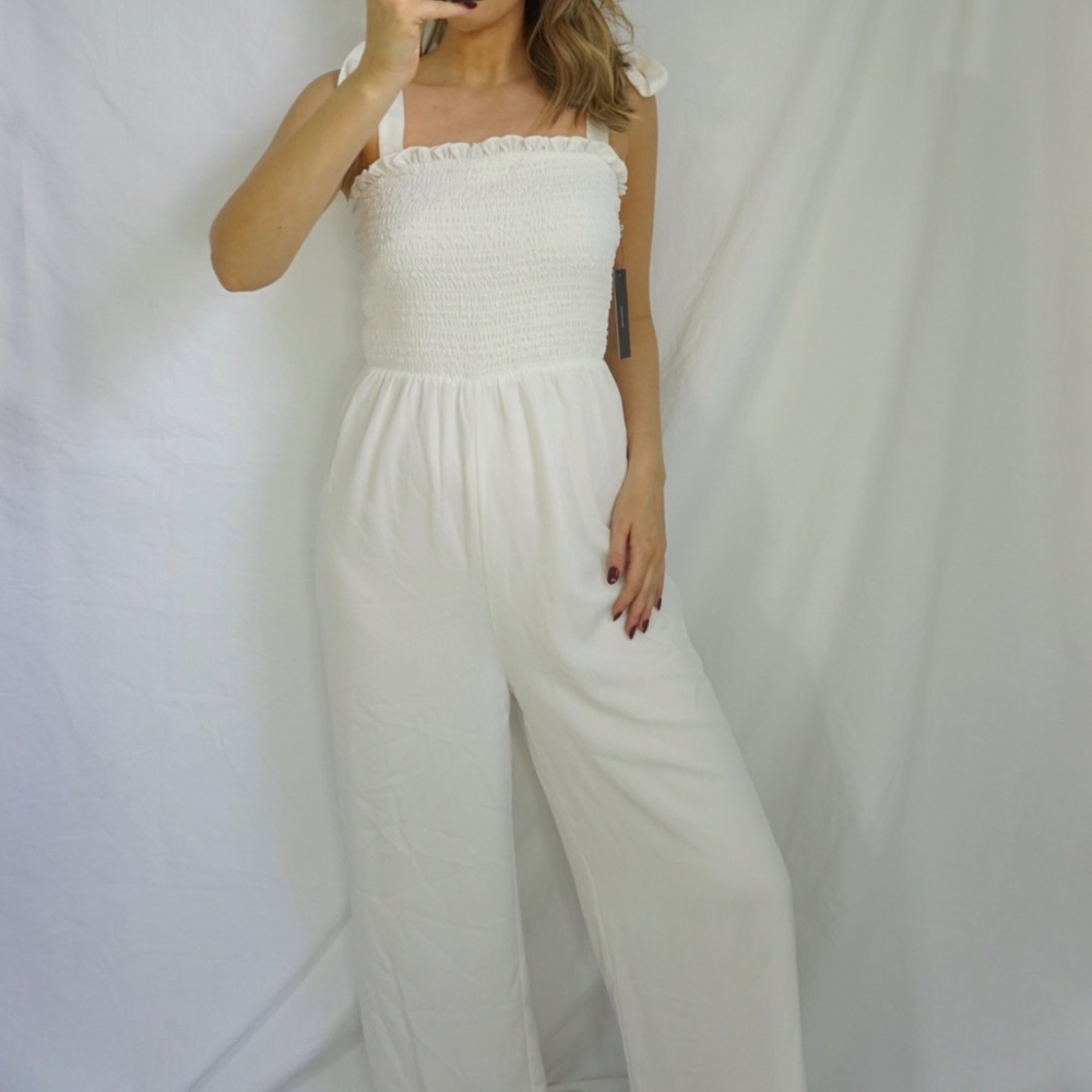 Lulu’s White Jumpsuit